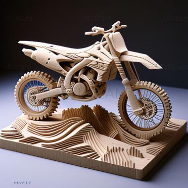 3D model Yamaha YZ250 (STL)